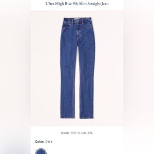 90’s Slim Straight Ultra High Rise! NEVER WORN